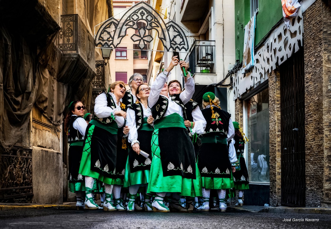 Maseras en el desfile